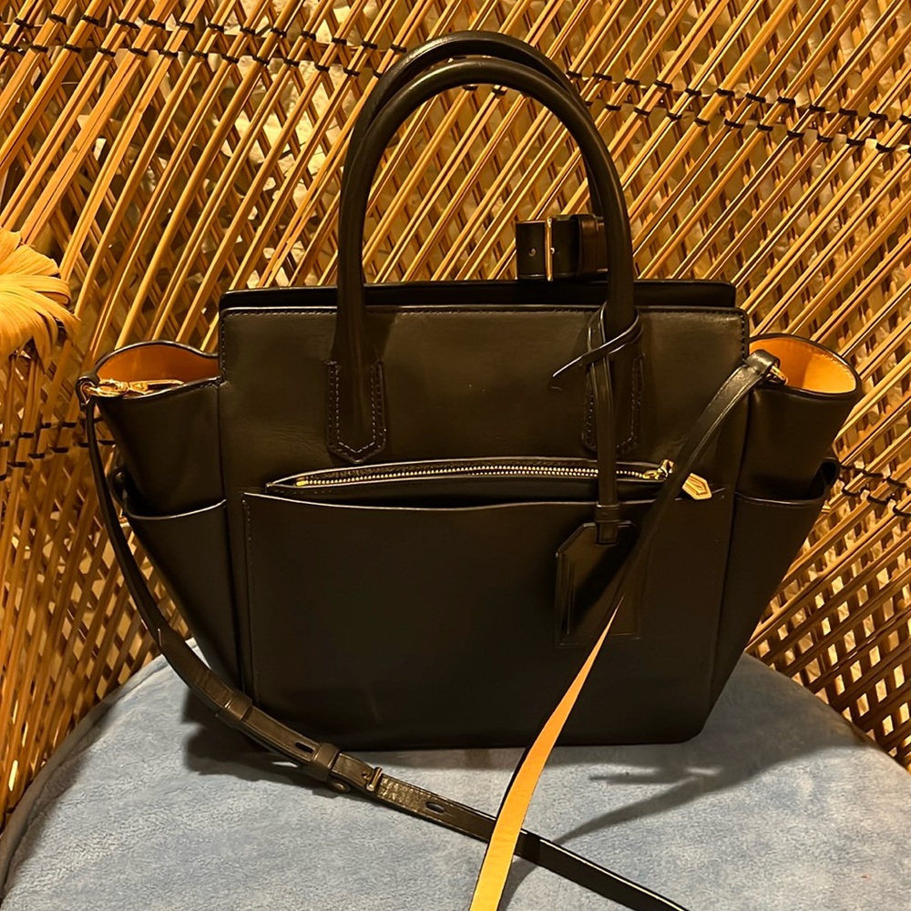 REED KRAKOFF Black Leather Bag NEW
